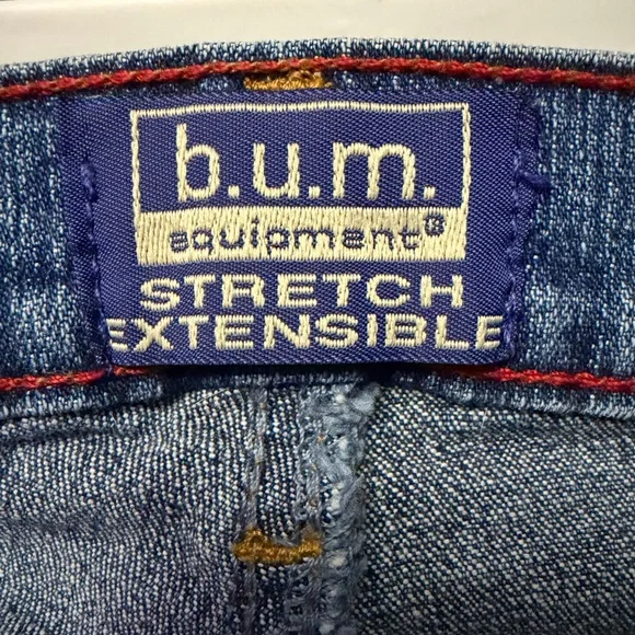 Classic B.U.M Women's Blue Flare Jeans - Picture 3 of 6